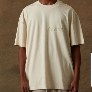 ESSENTIALS FEAR OF GOD Egg Shell T-Shirt